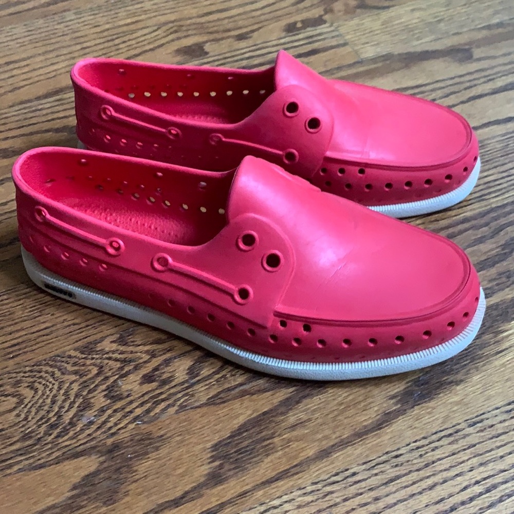 Red Native shoes